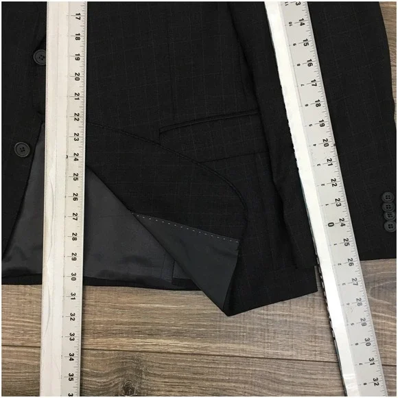 JB BRITCHES Mens Blazer Sport Coat Casual Jacket Size 46R Two Button‎ Wool Suit